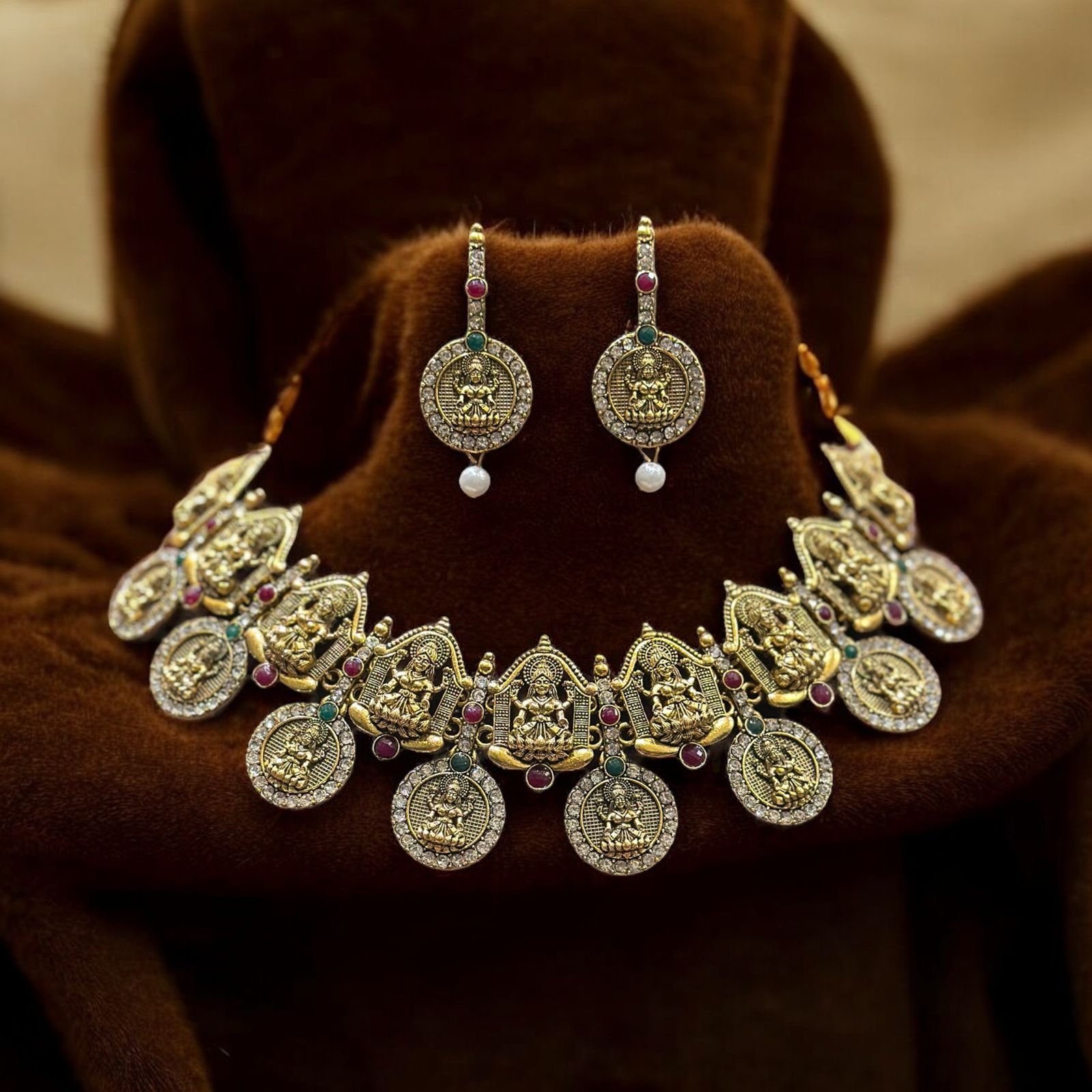 Lakshmi Mini Style Choker Necklace for Women