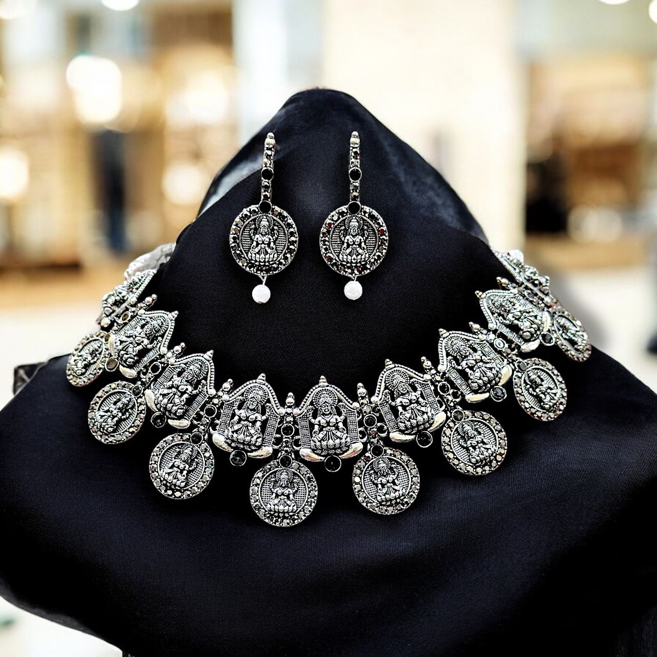 Lakshmiji choker Silver for women