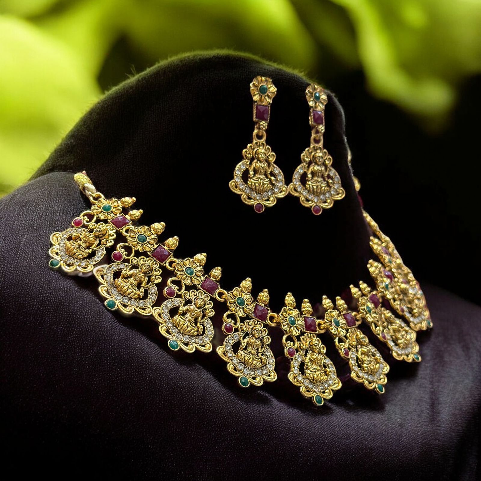 Necklace and earing Diamond combo for women