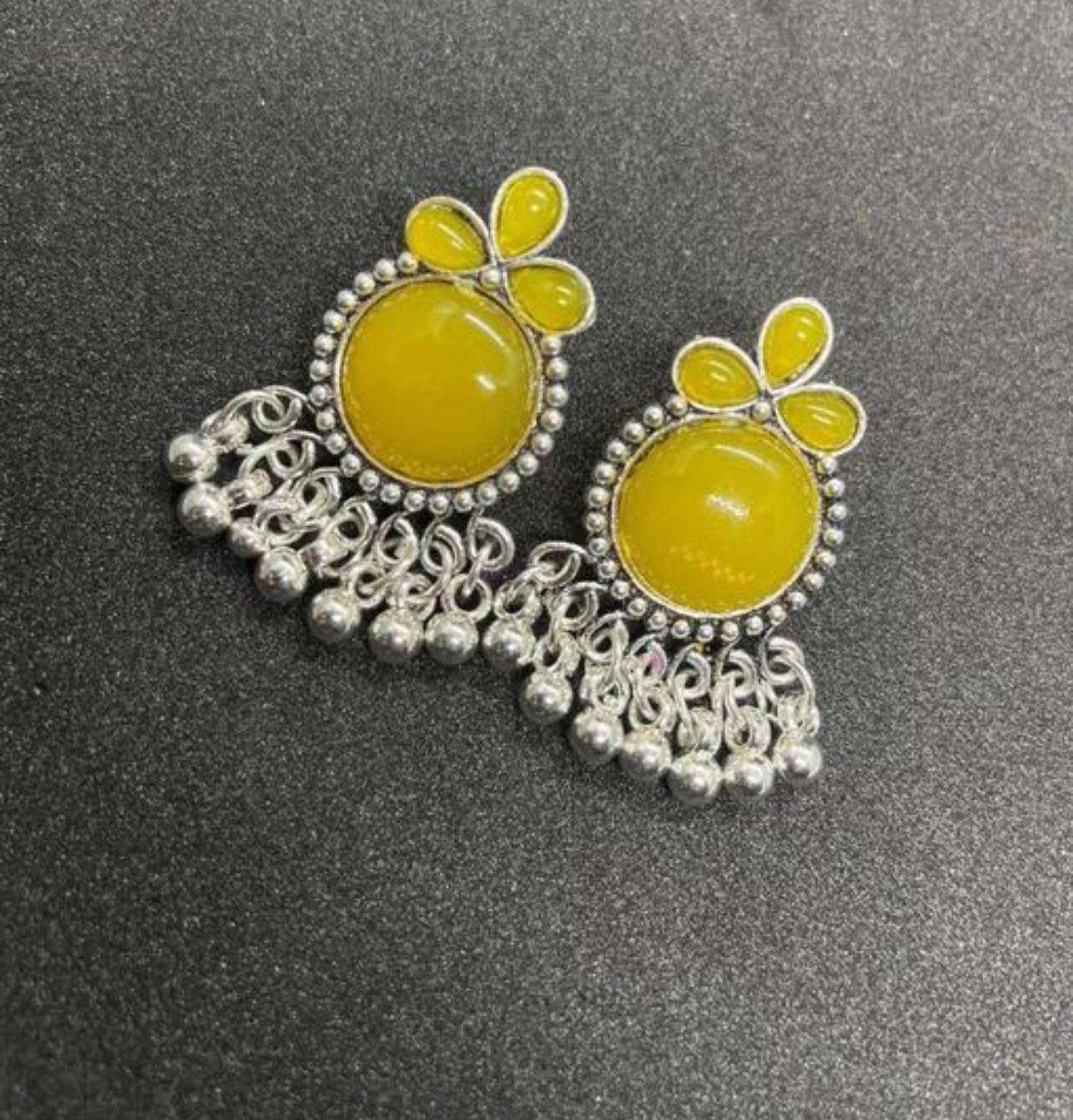 Combo of Dailywear 18 Pair Silver Oxidised Jhumka Earrings for Girls and Women.