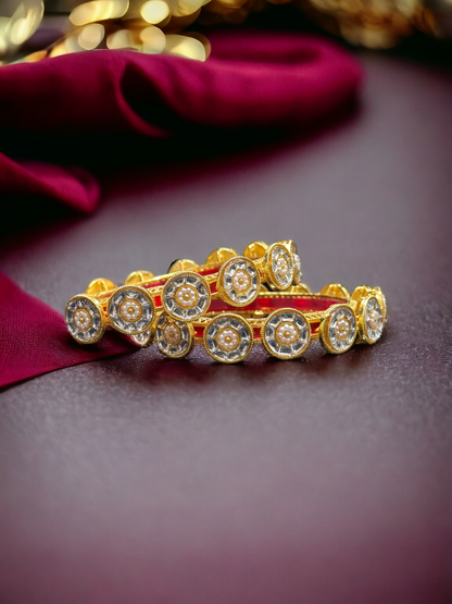 Kundan Bangle set for Women.