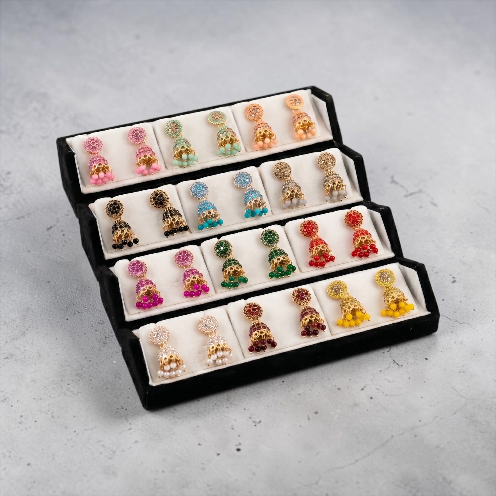 Traditional Gold Plated Jhumka Earrings for Women