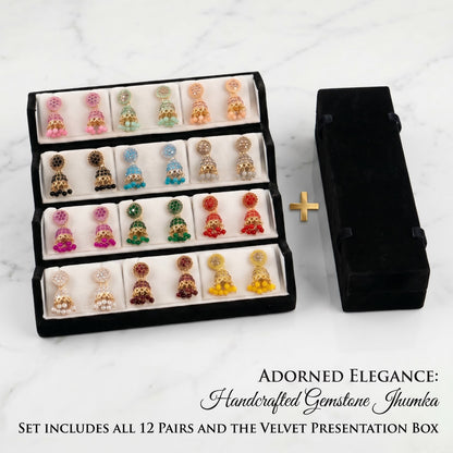 Traditional Gold Plated Jhumka Earrings for Women