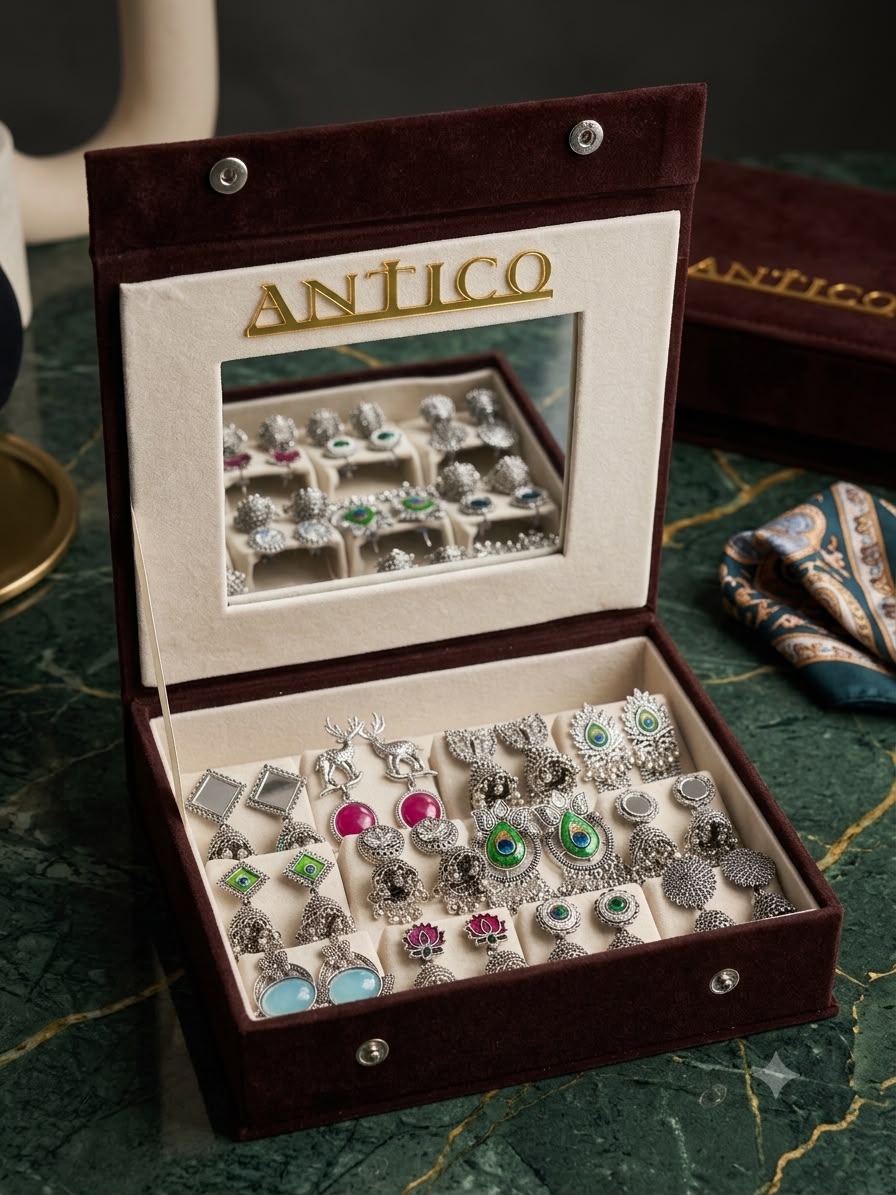 Luxury Sterling Silver Jewelry Gift Box for Women