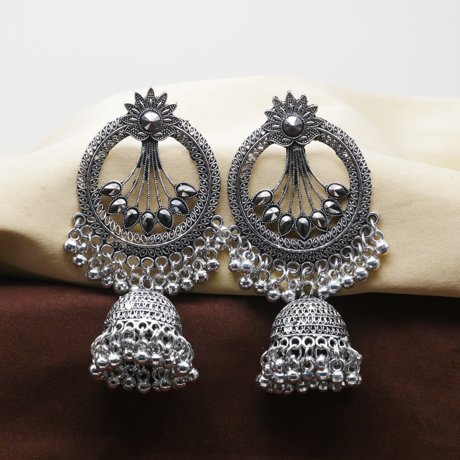 Wedding Combo of 6 Pair Jhumka earrings for Girls and Women.