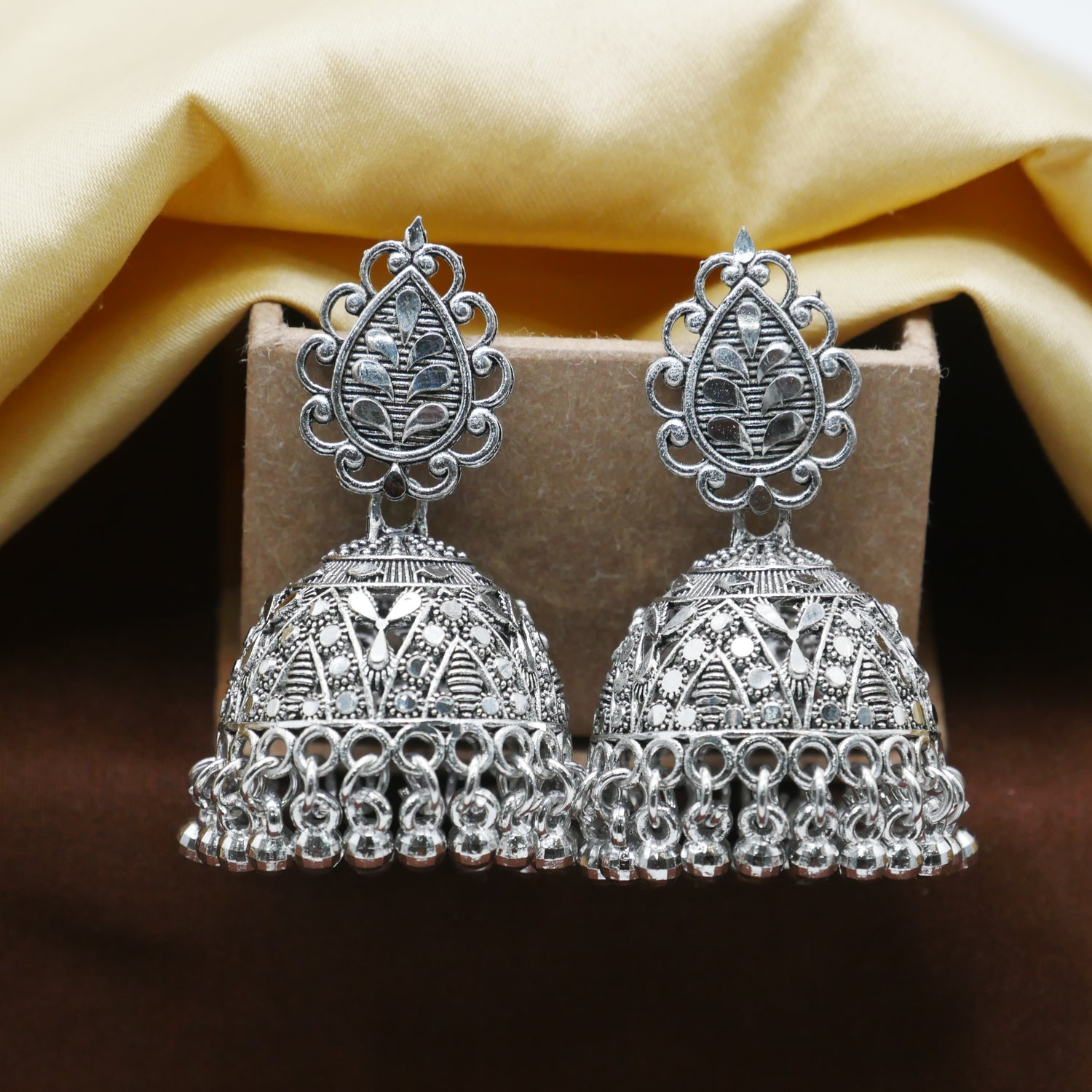 Wedding Combo of 6 Pair Jhumka earrings for Girls and Women.