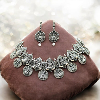 Lakshmiji choker Silver for women