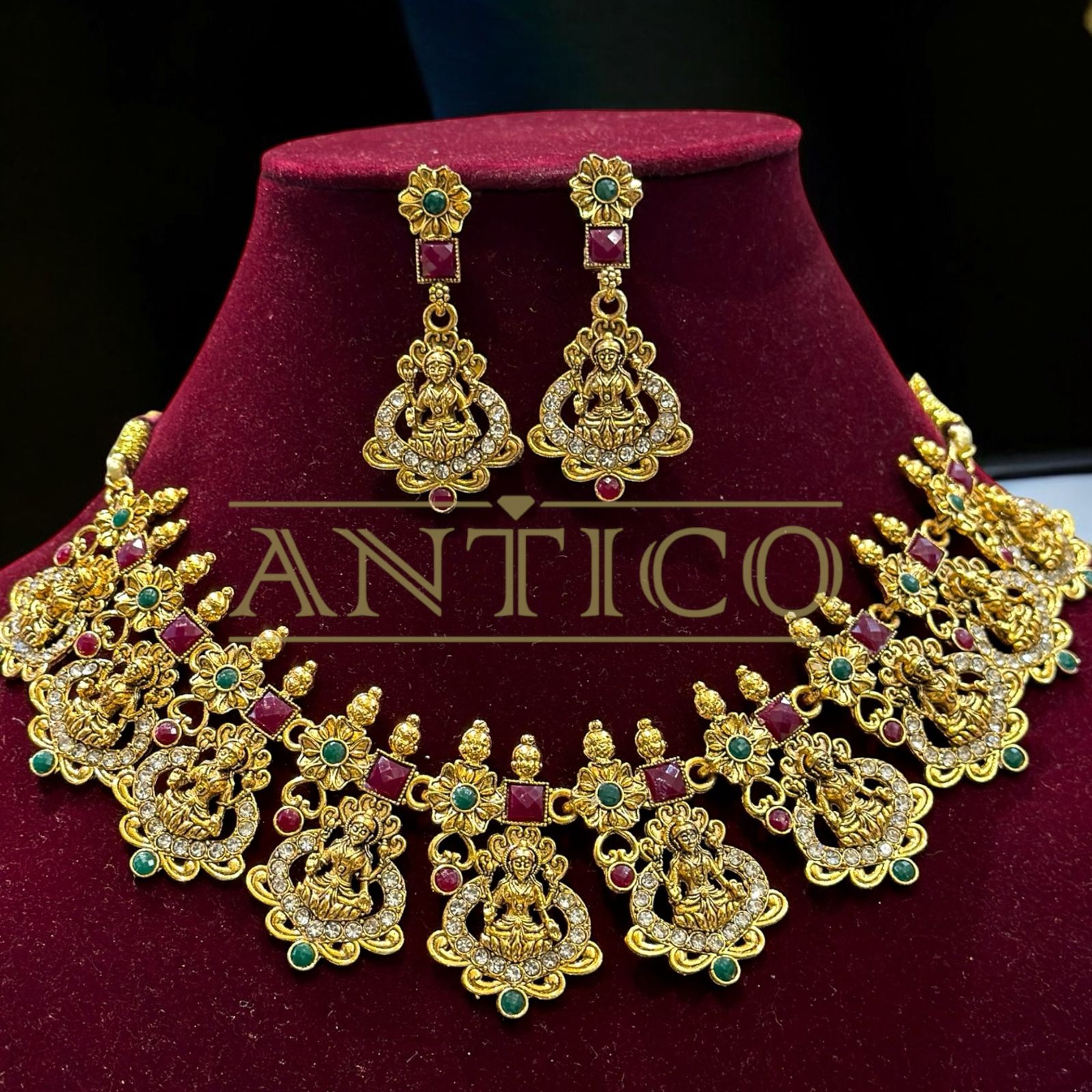 Necklace and earing Diamond combo for women