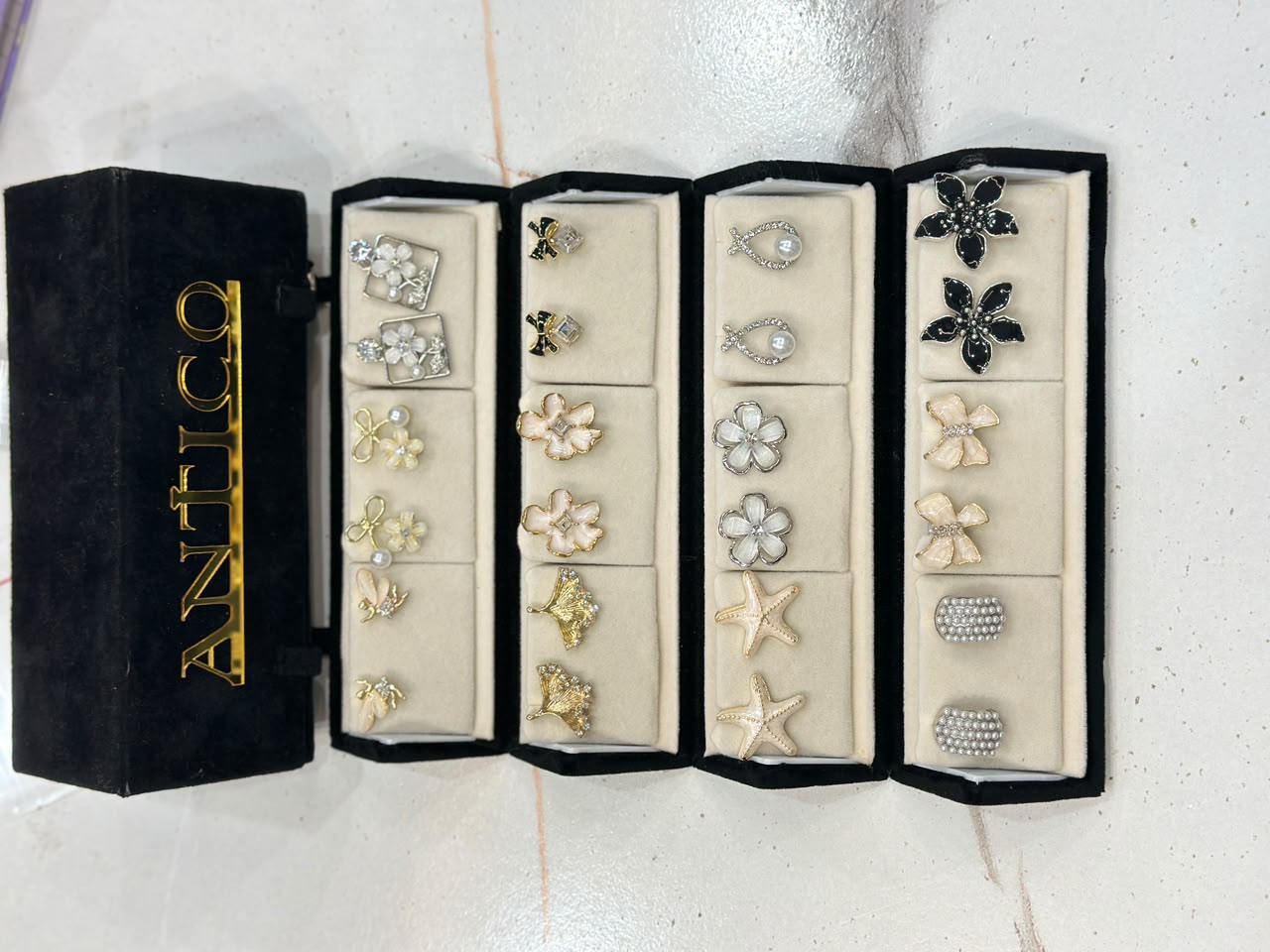 Premium 12 Pairs Stylish Earrings Set for Women | Trendy Fashion Jewellery Collection