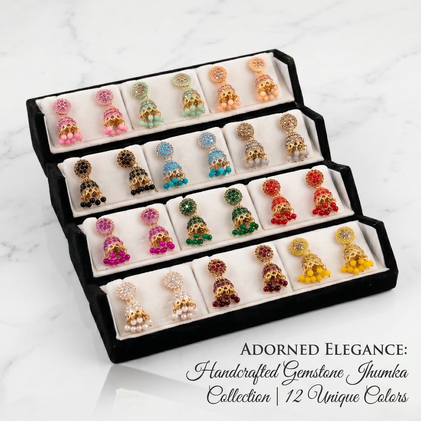 Traditional Gold Plated Jhumka Earrings for Women