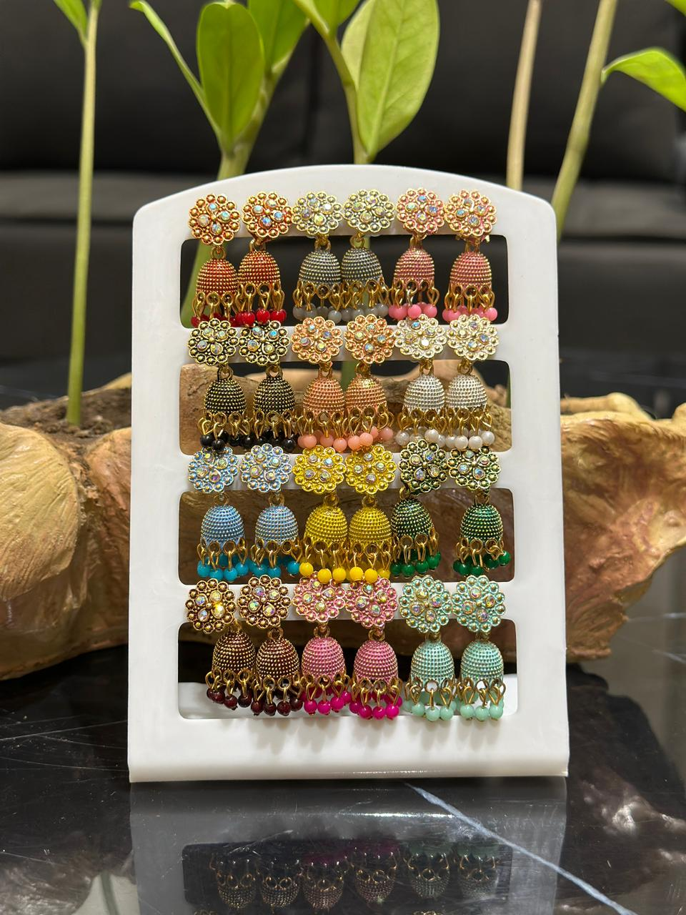 Kashmiri jhumki + 12 pair jhumkis || Big Saving Earrings Combo Pack For Women Special Offer
