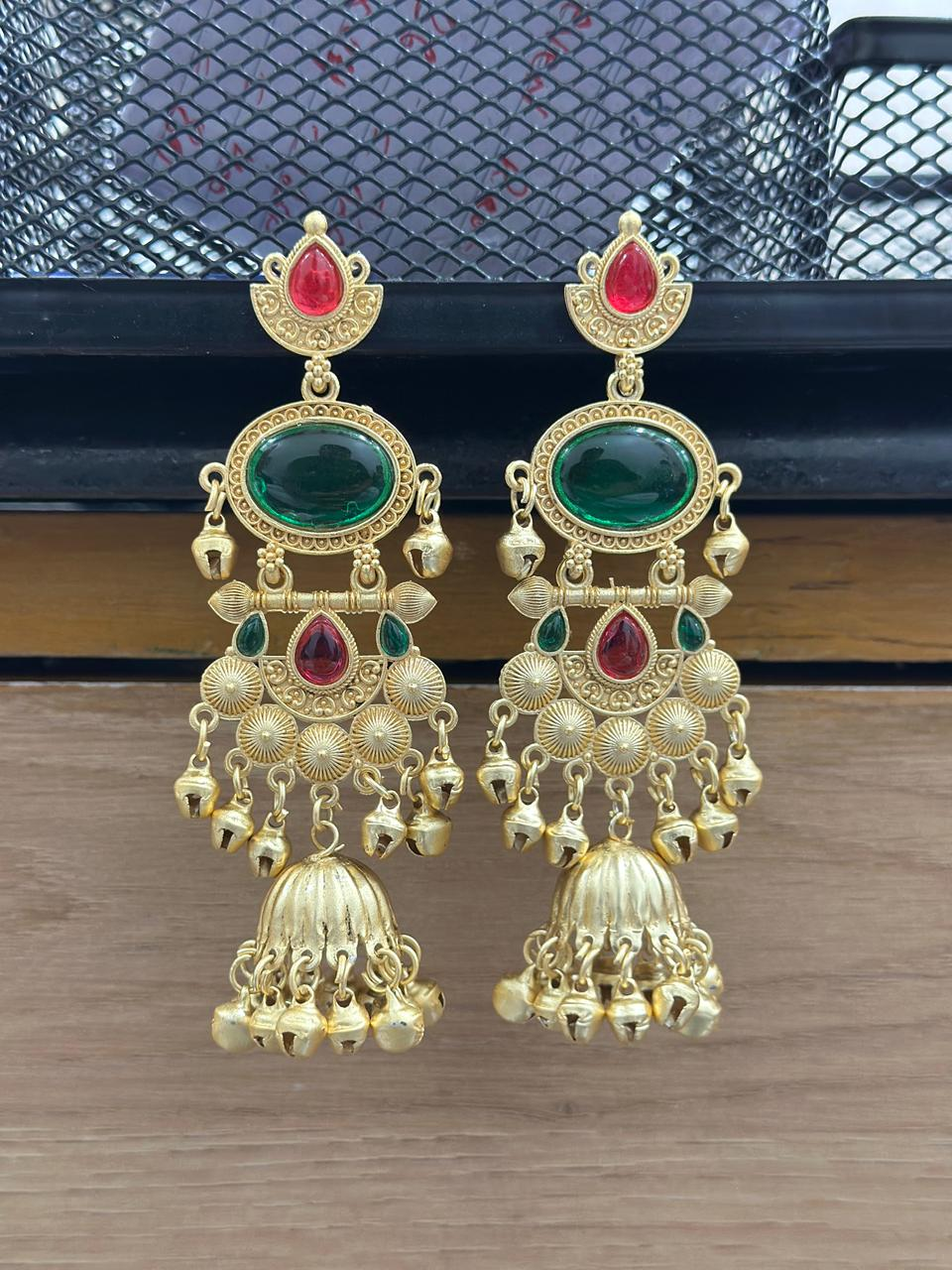 Kashmiri jhumki + 12 pair jhumkis || Big Saving Earrings Combo Pack For Women Special Offer